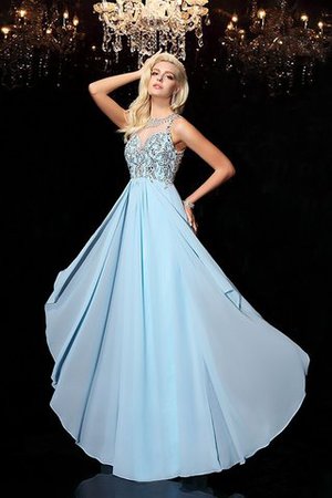 Prinzessin A Linie Reißverschluss Bodenlanges Sittsames Abendkleid - Bild 6