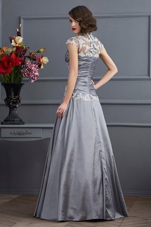 Herz-Ausschnitt Prinzessin Normale Taille Anständiges Abendkleid mit Applikation - Bild 2