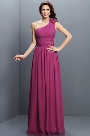 Prinzessin Reißverschluss A-Line Chiffon Plissiertes Brautjungfernkleid - Bild 5