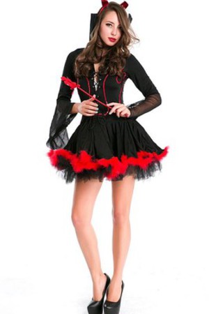 Schwarz Herrlich Halloween Schätzchen Aufregend Fantastisch Cosplay & Kostüme