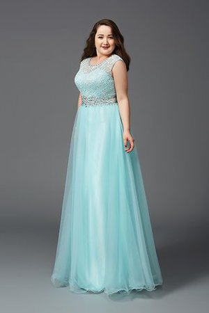 XXL Prinzessin Elastischer Gewebter Satin Bodenlanges Ballkleid ohne Ärmeln - Bild 5
