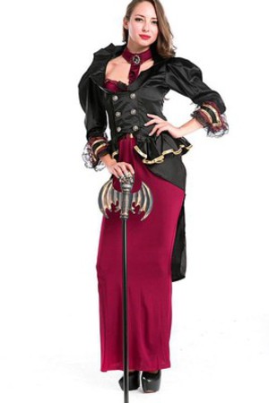 Halloween Vampir Schwarz Königin Cosplay & Kostüme