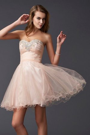 A Linie Prinzessin Herz-Ausschnitt Seide Wie Satin Ärmelloses Abiballkleid