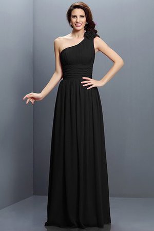 Prinzessin Reißverschluss A-Line Chiffon Plissiertes Brautjungfernkleid - Bild 2