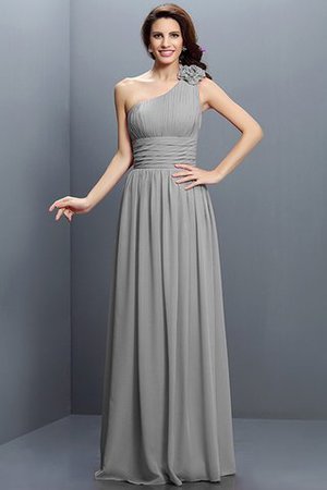 Prinzessin Reißverschluss A-Line Chiffon Plissiertes Brautjungfernkleid - Bild 27