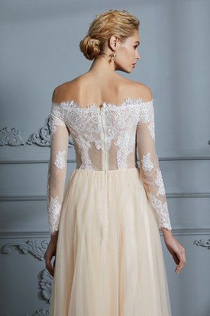 Fantastisch Schulterfrei Prinzessin Bodenlanges Brautkleid - Bild 7