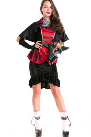 Vampir Schwarz Halloween Anzug Cosplay & Kostüme