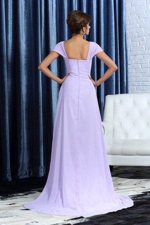 Empire Taille Prinzessin Ärmellos a linie Brautmutterkleid mit Reißverschluss - Bild 2