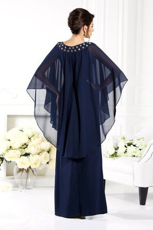 Chiffon 3 /4 Länge Ärmeln A-Line Normale Taille Bodenlanges Brautmutterkleid - Bild 2