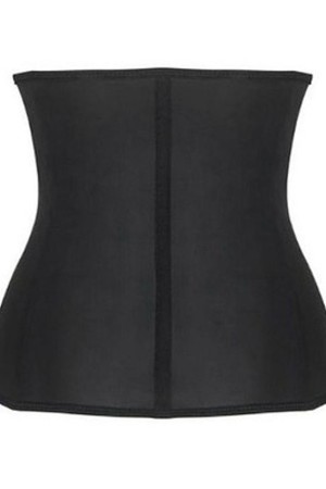 Latex Schwarz Taille Trainer Bustiers & Korsetts