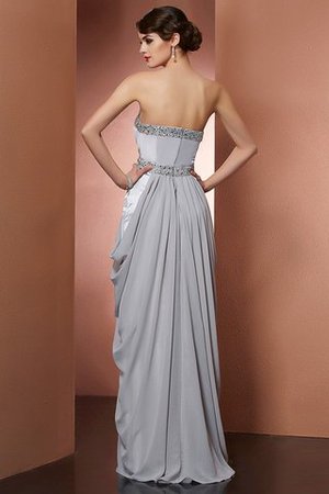 Empire Taille Trägerloser Ausschnitt Ärmelloses Sittsames Ballkleid aus Chiffon - Bild 2