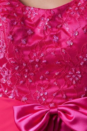 Juwel Ausschnitt Nackenband Ärmellos Knöchellanges Abendkleid mit Schmetterlingsknoten - Bild 2