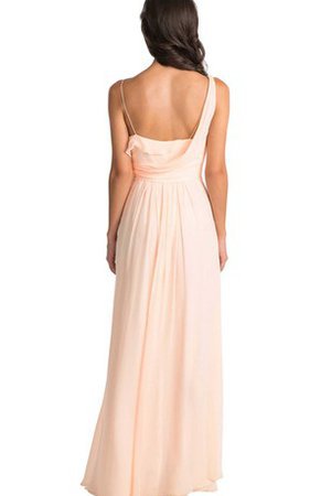 Hoch niedrig Chiffon V-Ausschnitt Sexy Romantisches Brautjungfernkleid - Bild 2