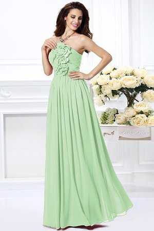 Reißverschluss Chiffon Prinzessin Bodenlanges Anständiges Brautjungfernkleid - Bild 26