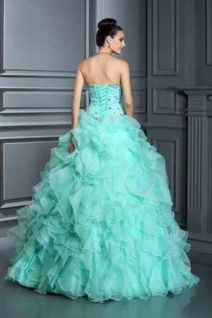 Empire Taille Duchesse-Linie Herz-Ausschnitt Anständiges Partykleid aus Organza - Bild 2