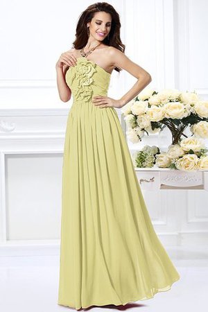Reißverschluss Chiffon Prinzessin Bodenlanges Anständiges Brautjungfernkleid - Bild 8