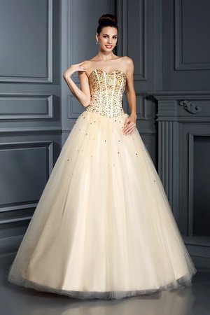 Reißverschluss Duchesse-Linie Herz-Ausschnitt Empire Taille Partykleid aus Satin