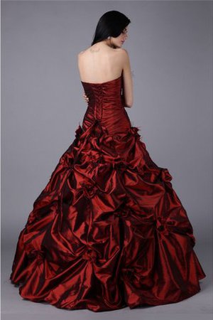 Duchesse-Linie Normale Taille Ärmelloses Bodenlanges Anständiges Partykleid - Bild 2