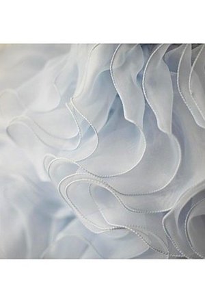 Organza Reißverschluss Duchesse-Linie Blumenmädchenkleid mit Blume mit Rüschen - Bild 4