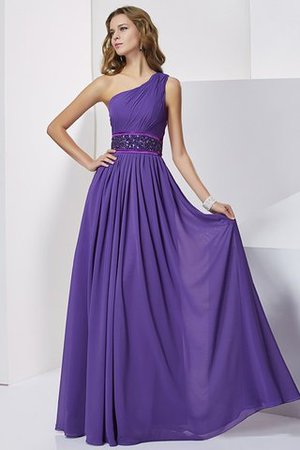 Chiffon Empire Taille Normale Taille Bodenlanges Ballkleid im Empire Stil