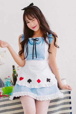 Faszinierend Maid Verlockend Elasthan Schön Schick Cosplay & Kostüme