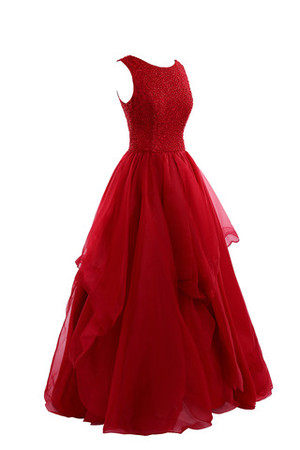 Klassisches Tüll Romantisches Göttin Brautkleid Mehrschichtiges Netzstoff Abendkleid - Bild 4
