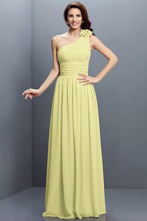 Prinzessin Reißverschluss A-Line Chiffon Plissiertes Brautjungfernkleid - Bild 8