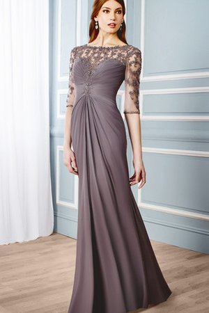 Klassisches Halbe Ärmeln Gerüschtes Einfaches Konservatives Ballkleid