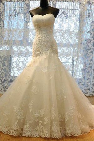 Die Innenindustrie ist zweifellos sehr langsam und traditionell 9ce2-x1frc-spitze-organza-anstaendiges-brautkleid-mit-borduere-mit-rueschen