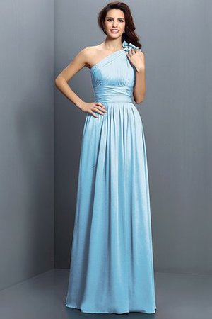 Plissiertes Reißverschluss Prinzessin Chiffon Bodenlanges Brautjungfernkleid - Bild 17