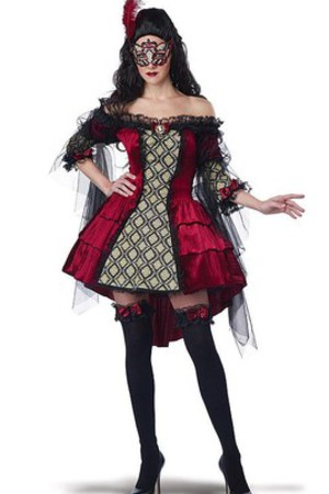 Tolle Spitze Halloween Satin Cosplay & Kostüme