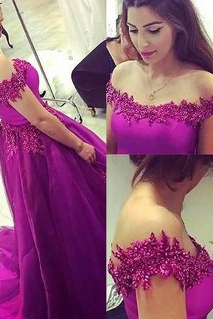 Duchesse-Linie Ärmelloses Normale Taille Ballkleid aus Tüll mit Applike