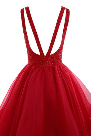 Klassisches Tüll Romantisches Göttin Brautkleid Mehrschichtiges Netzstoff Abendkleid - Bild 7