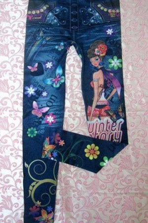 Elasthan Heiß Polyester Schick Frauen-Leggings Club Kleider