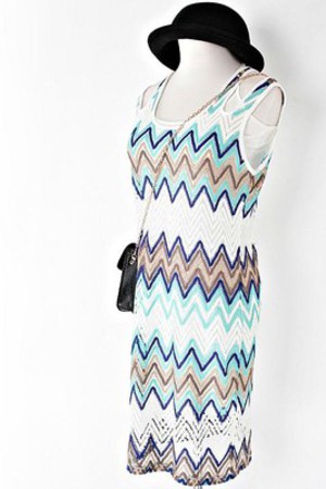Kleid Mischen ärmellos Bodycon Charmant Club Kleider