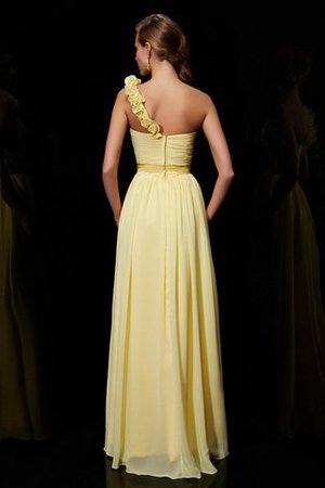 Empire Taille Chiffon Prinzessin Bodenlanges Brautjungfernkleid mit Blume - Bild 30