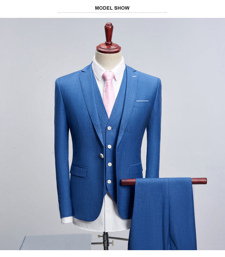 Business 3 Stück Blazer Herbst Dünne High-end-custom