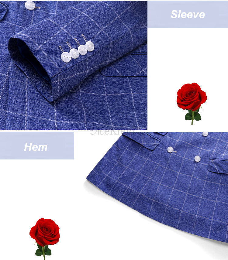 Männer Slim Fit Business Blau 5xl Druck Hochzeit Anzüge Für Männer Luxus