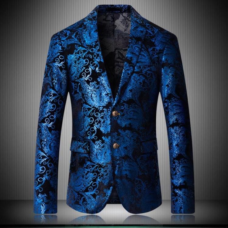 Blazer Jacke Anzug Mantel Mode Drucken Anzug Blume