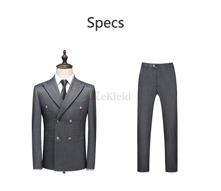 Männer Streetwear Anzug Für Männer Blazer Hosen Business Slim Fit