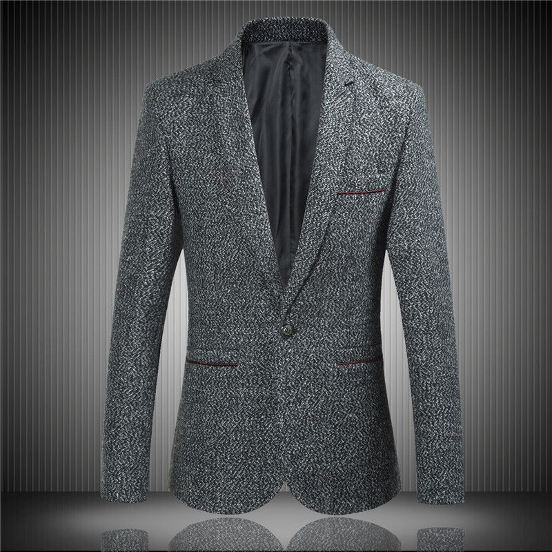 Einzigen Taste Mode Mantel Neue Männer Casual Boutique Anzug Männer - Bild 2