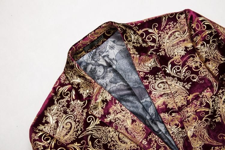 Blazer Jacke Anzug Mantel Mode Drucken Anzug Blume