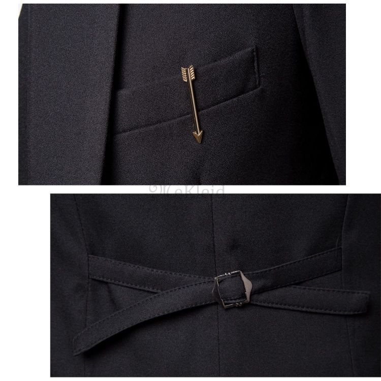 Männer Schlanke Bräutigam Kleid Anzüge Jacken Weste + Hosen