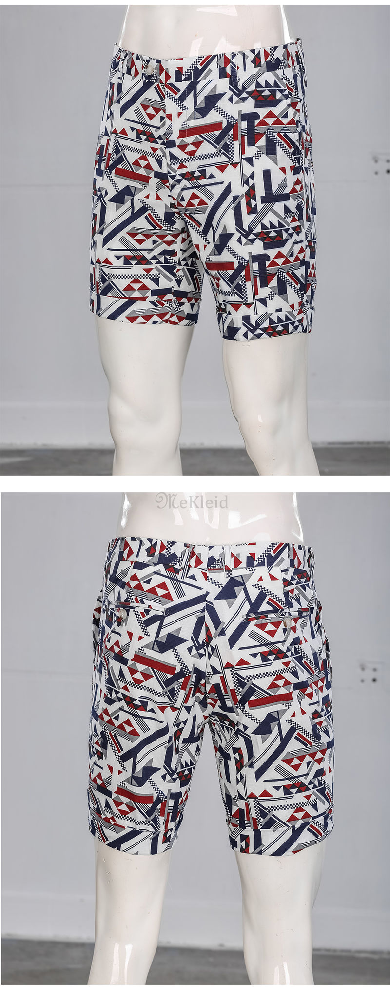 Neue Plus Größe Männlich Anzug Shorts Print Kostüm