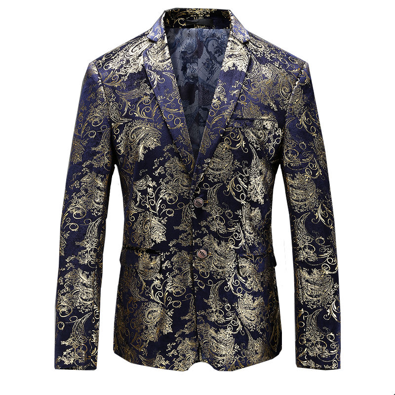 Blazer Jacke Anzug Mantel Mode Drucken Anzug Blume - Bild 1