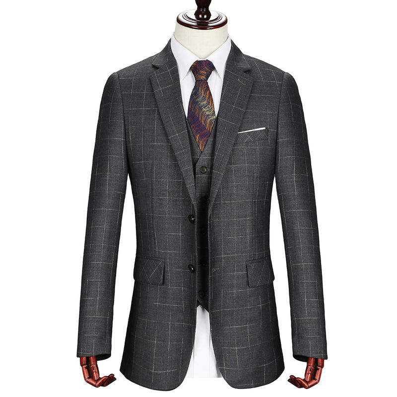 Mens Männer Kleidung Casual Smart Slim Fit Männlichen Anzug 3 Stück - Bild 3