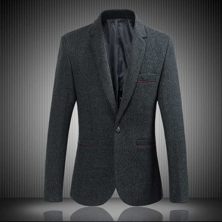 Einzigen Taste Mode Mantel Neue Männer Casual Boutique Anzug Männer