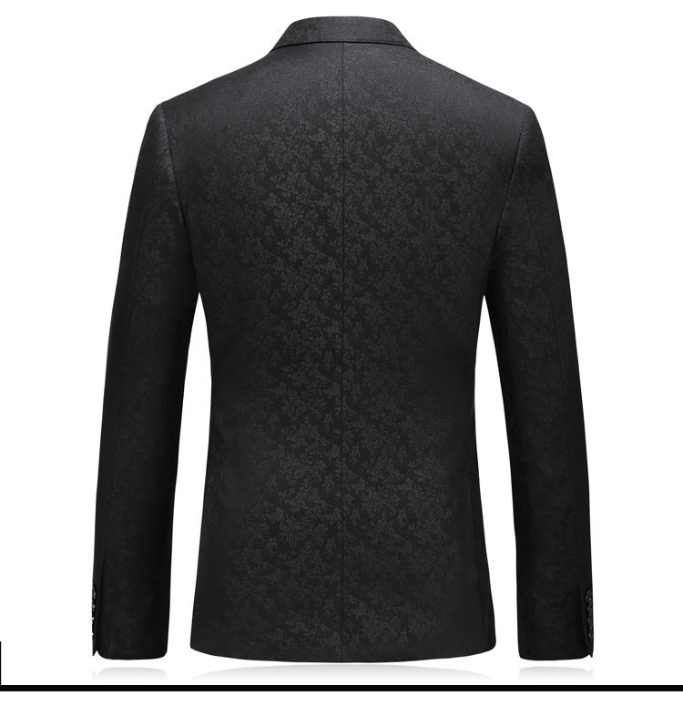 Anzüge Set 3 Stücke Klassische Herren Schwarz Blazer Herren Anzug