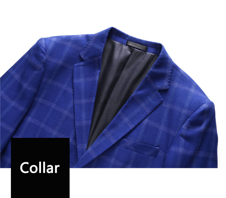 Asiatischen Jacke + Weste + Hose Blazer Herren Anzüge Für Hochzeit Herren Anzüge Plaid