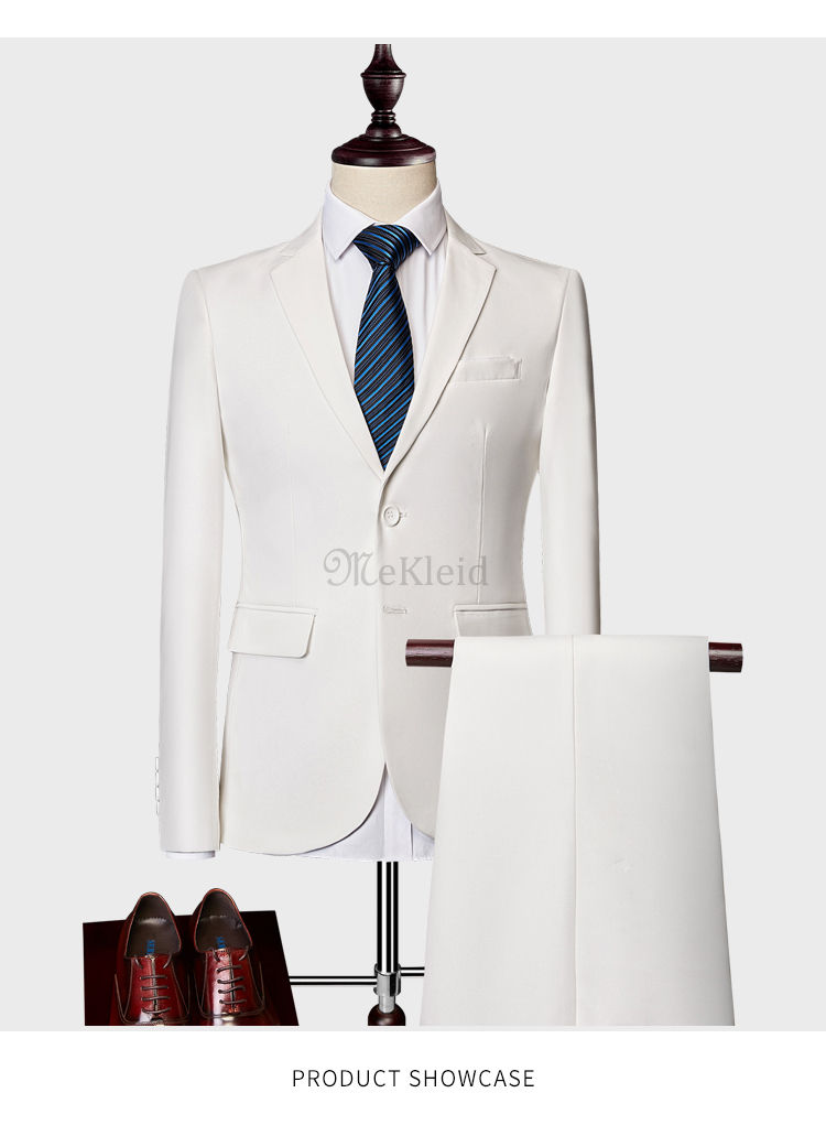 Party Terno Hochzeit Männlichen 2 Stück Formale Herren Anzüge Männer Anzug Slim Fit